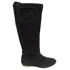 Botas Salvatore Ferragamo My Ferragamo en ante negro
