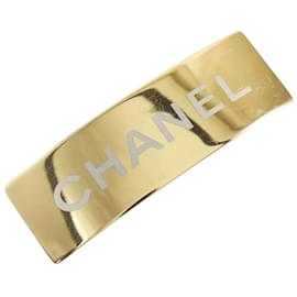 Fermaglio logo placcato oro Chanel