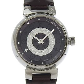 Reloj Louis Vuitton Tambour Disc Diamant Amarante Q121U