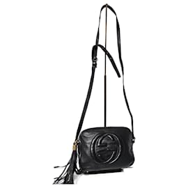 Borsa a tracolla Gucci Soho Disco Nera