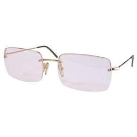 Gucci Square Crystal Sonnenbrille Rosa GG-1653