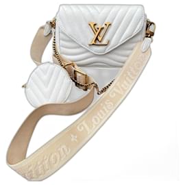 Louis Vuitton Multi Pochette New Wave Bianca Pelle