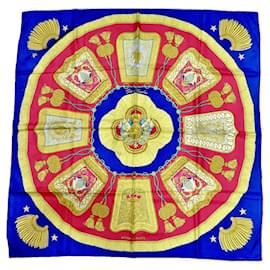 Pañuelo de seda Hermès Poste et Cavalerie 90