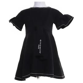 Givenchy Kleid aus schwarzer Baumwolle 8 Jahre