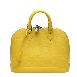 Borsa Epi Alma Louis Vuitton in Citron