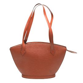 Borsa tote in pelle Epi Louis Vuitton
