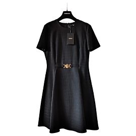 VERSACE KLEID MIT KURZEN ÄRMELN MEDUSA '95.