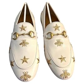 Mocassini Gucci Horsebit Jordaan in pelle beige 36