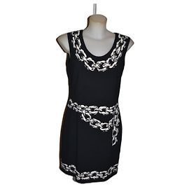 Abito midi Moschino Cheap And Chic nero e bianco