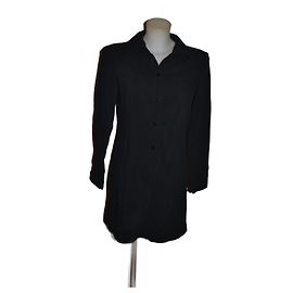 Vestido Anna Sui de mezcla de lana negro