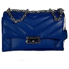 Michael Kors Cece Borsa a spalla in pelle trapuntata blu