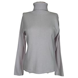 Helllila Kaschmir Pullover mit Polo-Kragen - Autre Marque