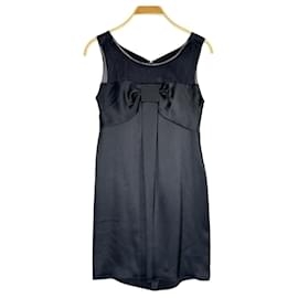 Dolce & Gabbana Black Silk Dress