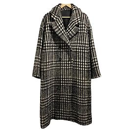 Max Mara Cappotto di Lana a Quadri Angio