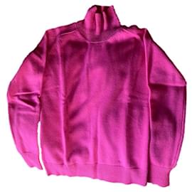 Victoria Beckham Rollkragenpullover aus Kaschmir Rosa