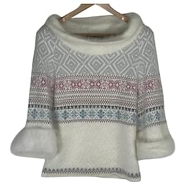 Fair Isle Angora Pullover von JOHN GALLIANO - John Galliano