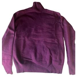 Victoria Beckham Rollkragenpullover aus Kaschmir Dunkelrot