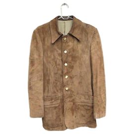 Autre Marque Brown Deerskin Suede Jacket XS