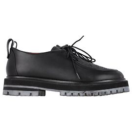 Scarpe Derby stringate Loro Piana in pelle nera