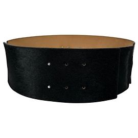 Cintura larga in pelle SPORTMAX nera