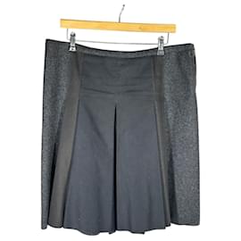 Gonna mini plissettata in lana vergine PRADA grigia - Prada