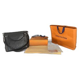 Borsa a mano Louis Vuitton Antheia in pelle nera