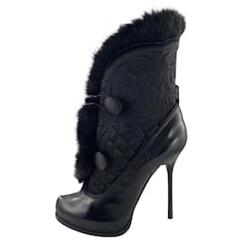 Botines Dsquared2 de cuero negro