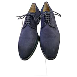 Magnanni Sapatos de camurça azul marinho 41 - Autre Marque