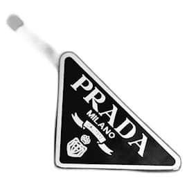 Fermaglio per capelli Prada in metallo nero