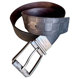 Louis Vuitton Reversibler Gürtel Leder schwarz und dunkelbraun