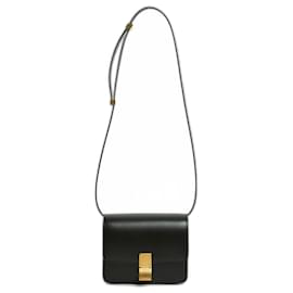 Céline Sac Classic Box Teen Borsa a Spalla Classica in Pelle Nera Teen NWT Celine