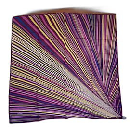 Quadrato in chiffon di seta Missoni Viola