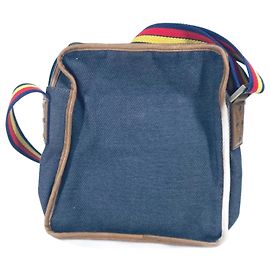 Borsa a spalla Pochette in denim Fendi