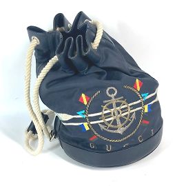 Bolsa de Ombro Marinha Gucci 1.112