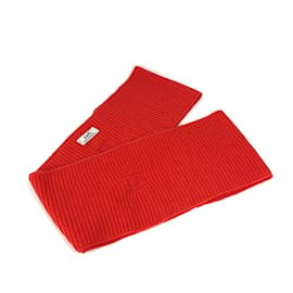 Hermes H Snood Schal aus orange Wolle - Hermès
