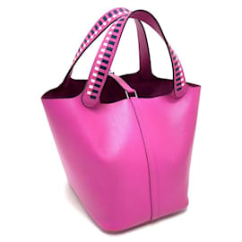 Bolsa Tote Hermes Picotin Lock MM Traceage - Hermès