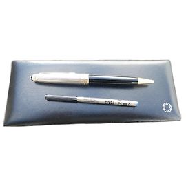 Penna a sfera Montblanc con scatola e ricarica nuova blu medio