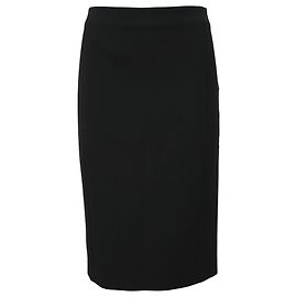 La falda midi de lana negra de The Row