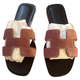 Sandali Hermès Oran in pelle rosa taglia 36