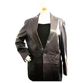 Chaqueta de cuero de cordero Theory