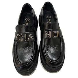 Espadrillas Chanel in pelle nera