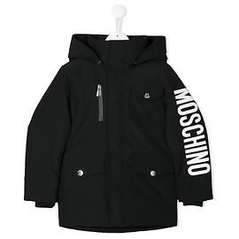 Veste à capuche matelassée pour adolescent MOSCHINO