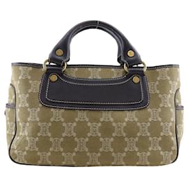 Celine Canvas Boogie Bag Handtasche Khaki - Céline