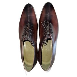 Berluti Richelieu Venezia Scarpe Stringate Marroni