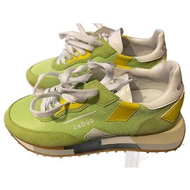 Sneakers Ghoud Verdi in Tela Taglia 37