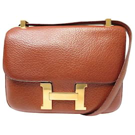 VINTAGE HERMES CONSTANCE 24 HANDTASCHE AUS MYSORE- ZIEGENLEDER FAUVE - Hermès