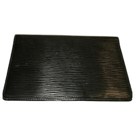 LOUIS VUITTON Pocket Agenda Cover Taiga Slate