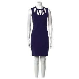 Diane Von Furstenberg DvF Amy Viskose-Jersey-Kleid mit atemberaubenden Ausschnitten