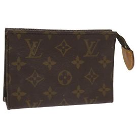 LOUIS VUITTON Monogram Poche Toilette 15 Pouch M47546 LV Auth am5877