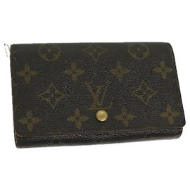LOUIS VUITTON Monogram Portefeuille Tresol Wallet M61736 LV Auth bs12081
